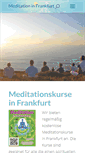 Mobile Screenshot of meditationfrankfurt.de